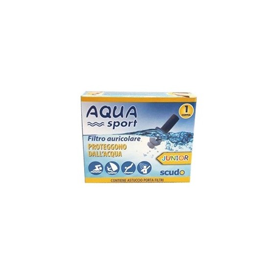 Aqua Sport Filtro Auricolare Scudo Junior 2 Pezzi