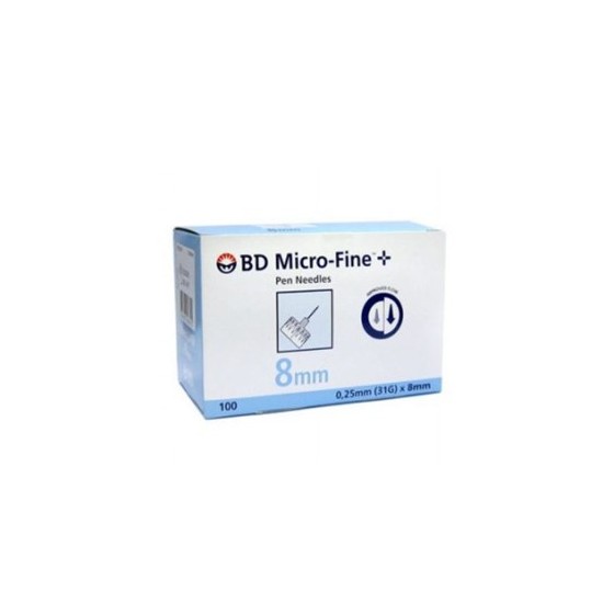 Bd Microfine Ago G31 8Mm 100 Pezzi