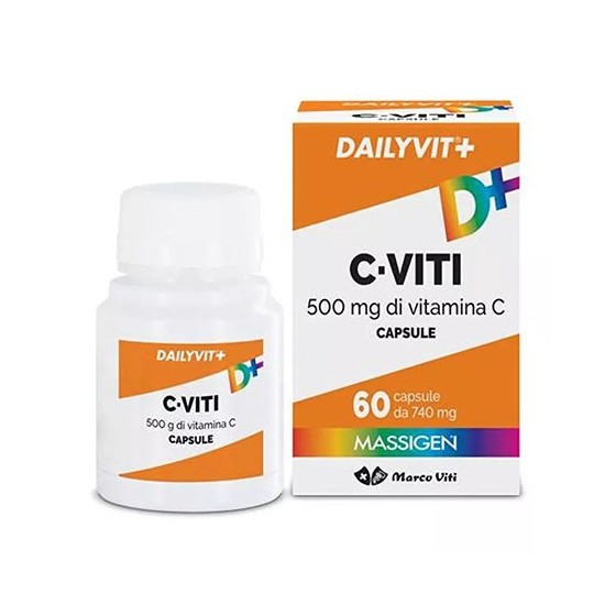 Massigen Dailyvit+ C-Viti 500mg Vitamina C 60 Capsule