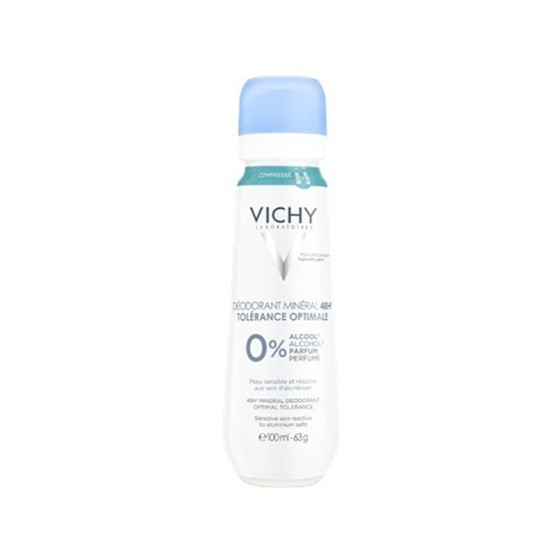 Vichy Deodorante Minerale 48H Tolleranza Ottimale 100ml
