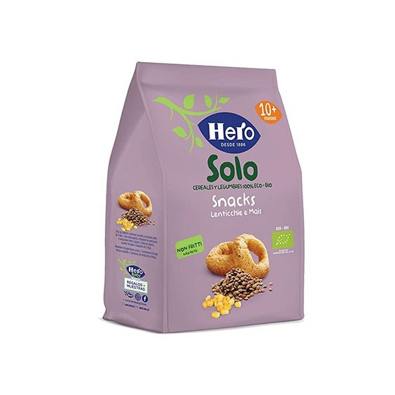 Hero Solo Snack Lenticchie/Mais Biologici 50g
