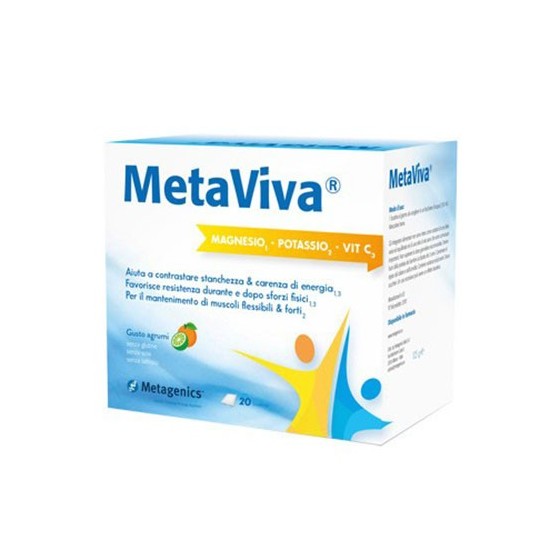 MetaViva Magnesio Potassio Vitamina C 20 Bustine
