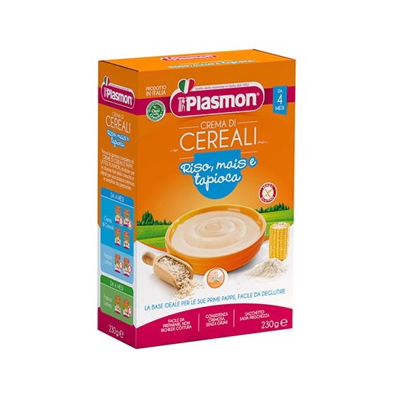 Plasmon Crema Di Cereali Riso Mais Tapioca 230g