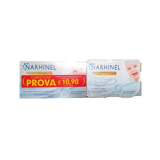 Narhinel Multipack 3 Confezioni Soluzione Fisiologica + Aspiratore Nasale