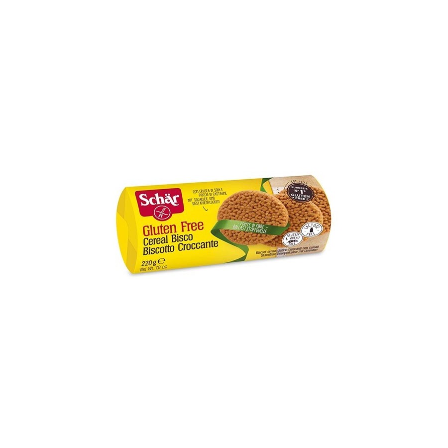 Schar Cereal Bisco Biscotto Croccante Senza Glutine 220g