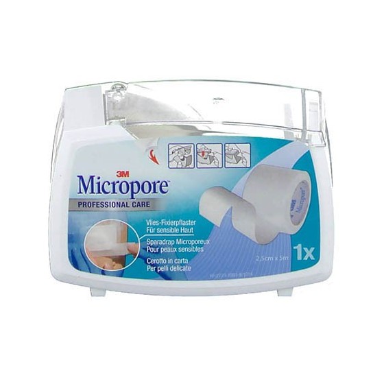 Micropore Cerotto Dispenser 2,5x500cm