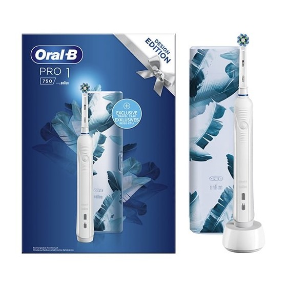 Oral-B Pro 1 750 Design Edition Spazzolino Elettrico Bianco