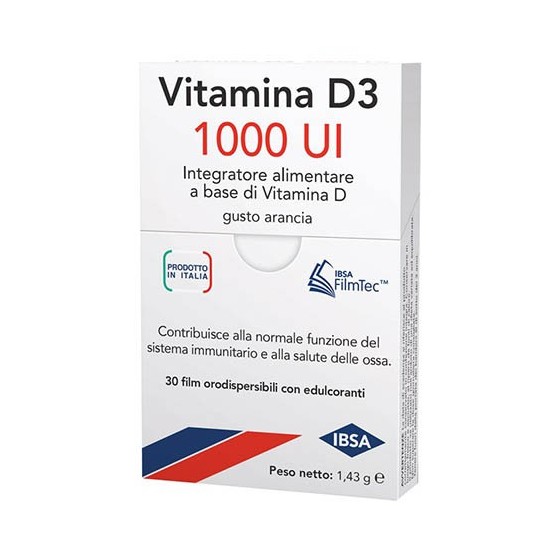 Vitamina D3 1000 UI 30 Film