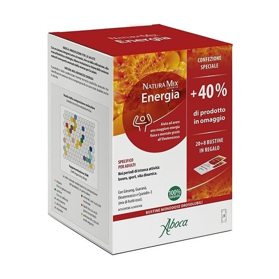Aboca Natura Mix Advanced Energia Bustine 28 bustine