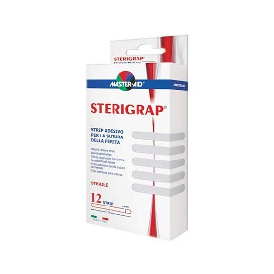 Master-Aid Sterigrap Cerotti 7,5x0,6cm 12 Pezzi
