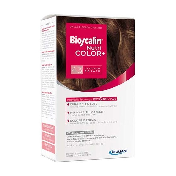 Bioscalin Nutricolor Plus Colorazione Capelli 4.3 Castano Dorato