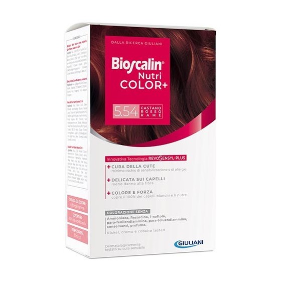 Bioscalin Nutricolor Plus Colorazione Capelli 5.54 Castano Rosso Rame