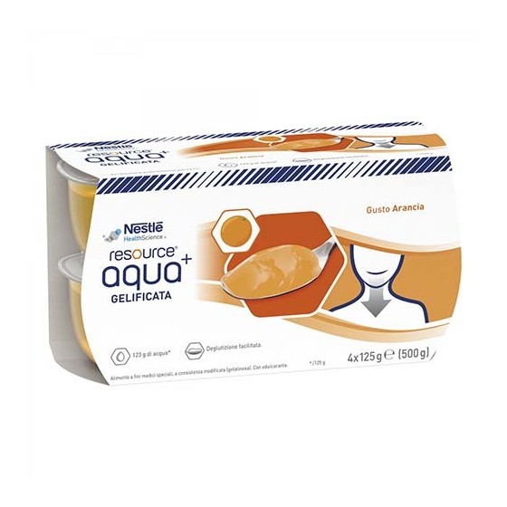 Resource Aqua+Orange Acqua Gelificata Arancia 4x125g