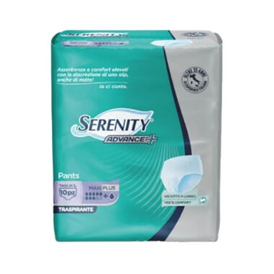 Serenity Advance Pants Maxi Plus Taglia L 10 Pezzi