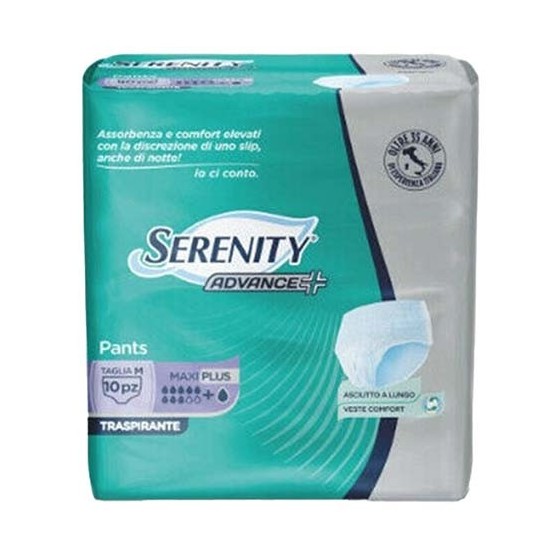 Serenity Advance Pants Maxi Plus Taglia M 10 Pezzi