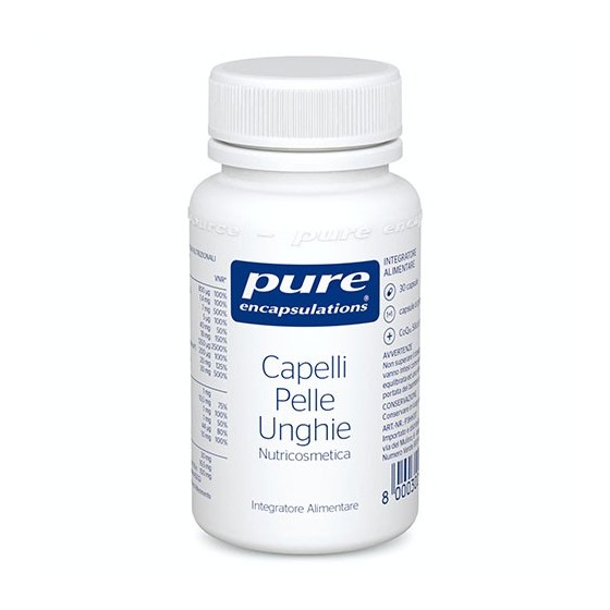 Pure Encapsulations Capelli Pelle Unghie 30 Capsule