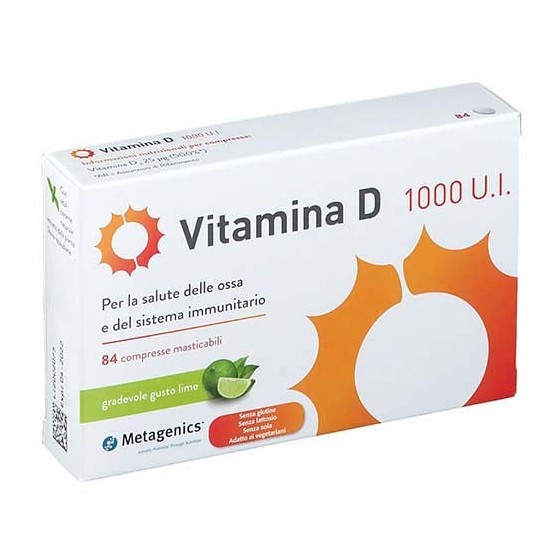 Metagenics Vitamina D 1000 U.I. Compresse 84 pezzi
