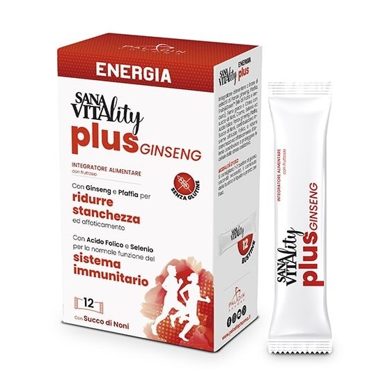 Sanavitality Energia Plus Ginseng 12 Stick Pack