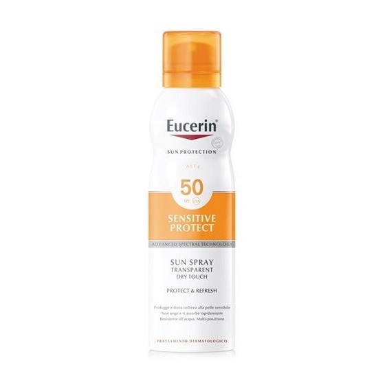 Eucerin Sensitive Protect Sun Transparent Dry Touch Spray SPF50 200ml