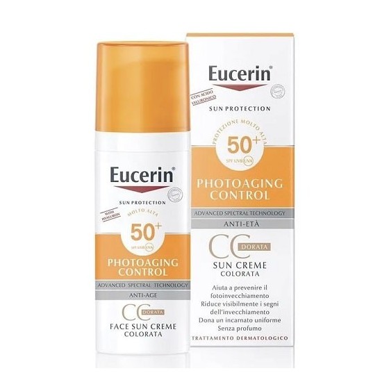 Eucerin Photoaging Control Sun CC Creme Dorata SPF 50+ 50ml
