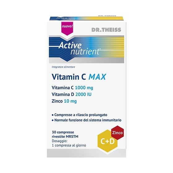 Dr.Theiss Active Nutrient Vitamin C Max 30 Compresse