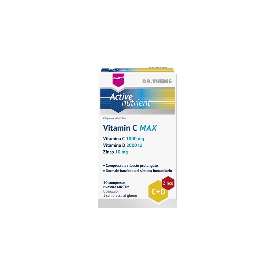 Dr.Theiss Active Nutrient Vitamin C Max 30 Compresse