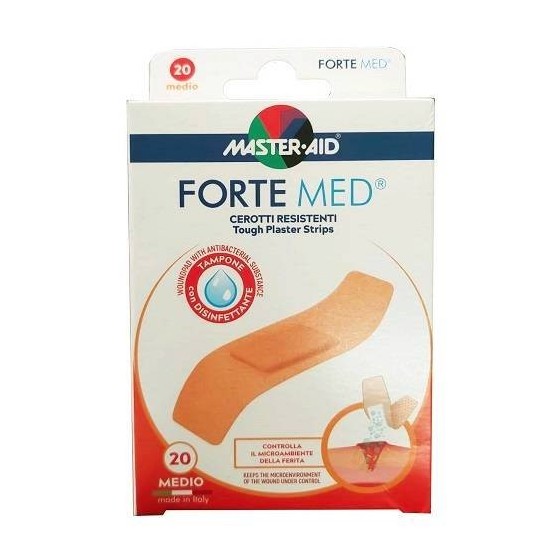 Master-Aid Forte Med Cerotti Resistenti Formato Medio 20 Pezzi