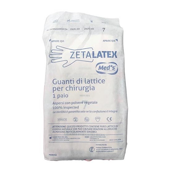 Meds Zetalatex Guanti In Lattice Misura 7 Per Chirurgia 1 Paio