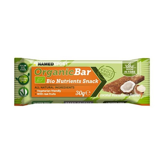Organic Bar Coconut Macadamia Flavour 30g