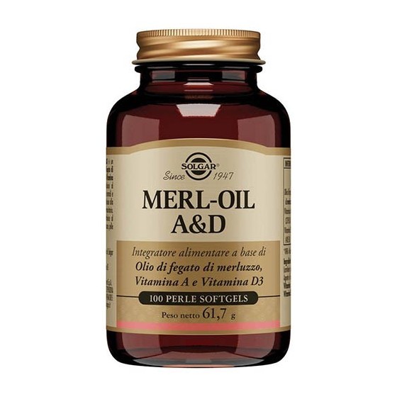 Merl-Oil A&D 100 Perle Softgels