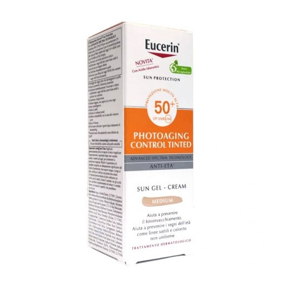 Eucerin Photoaging Control Tinted Sun Gel-Cream SPF50+ Medium 50ml