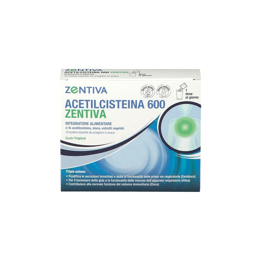 Zentiva Acetilcisteina 600 10 Bustine