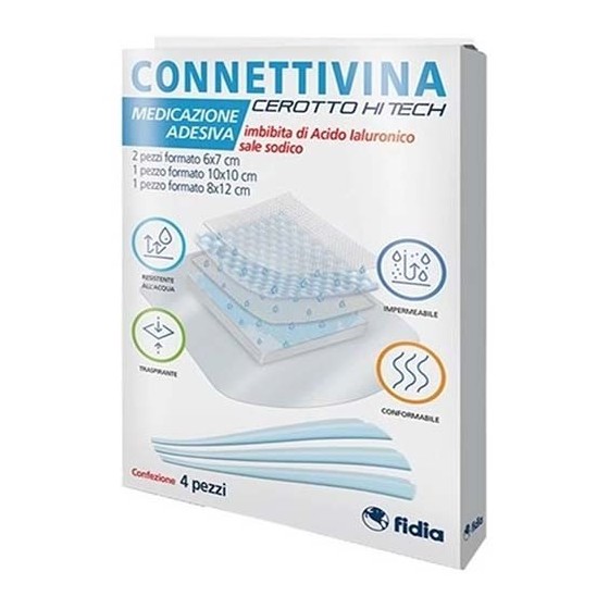 Connettivina Cerotto Hi Tech Misure Assortite 4 Pezzi
