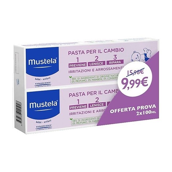 Mustela Pasta Per Il Cambio 2x100ml