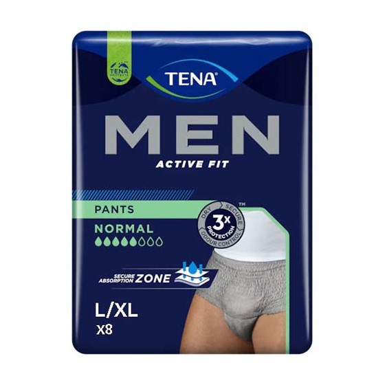 Tena Men Active Fit Pants Normal L/XL 9 Pezzi