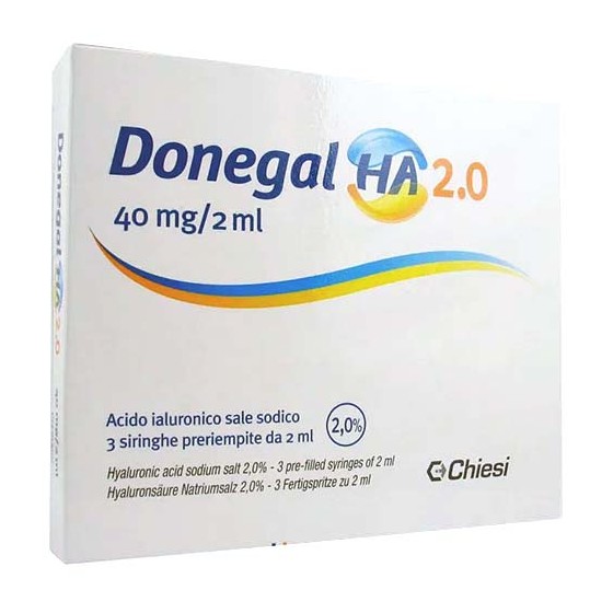 Donegal HA 2.0 Siringa 40mg/2ml 3 Pezzi
