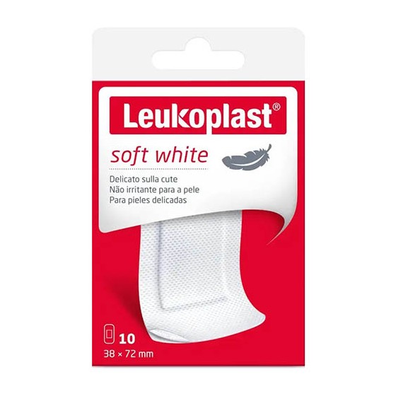 Leukoplast Soft White Cerotti Delicati 38x72mm 10 Pezzi