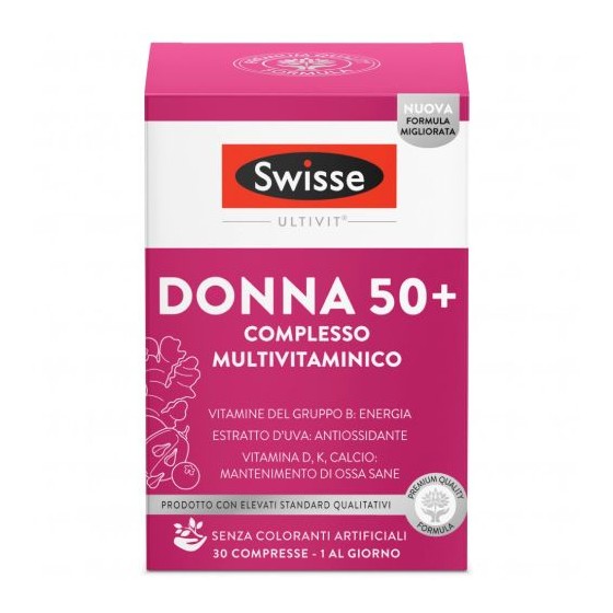 Swisse Ultivit Complesso Multivitaminico Donna 50+ 30 Compresse