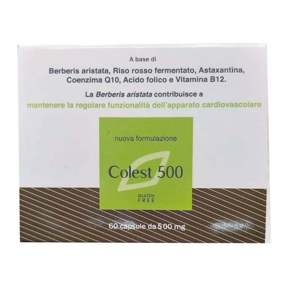 Colest 500 Nuova Formulazione 60 Capsule