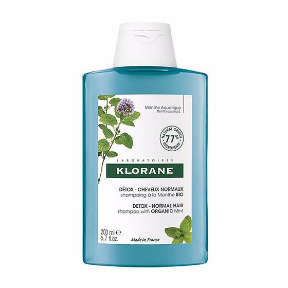 Klorane Shampoo Alla Menta Acquatica Bio 200ml