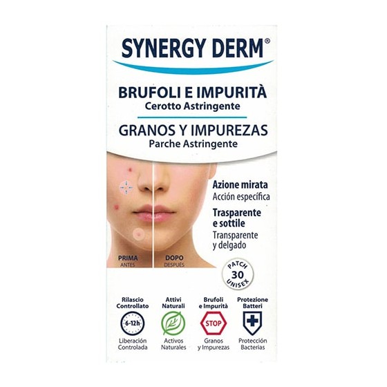 Synergy Derm Brufoli E Impurità Cerotto Astringente 30 Patch