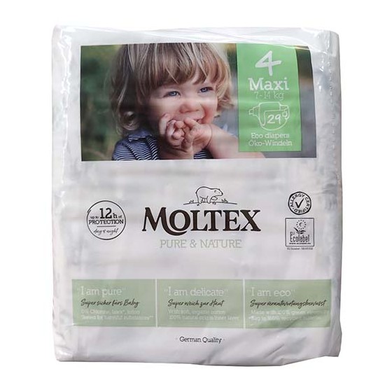 Moltex Pure & Nature Taglia 4 Maxi 7-14kg 29 Pezzi