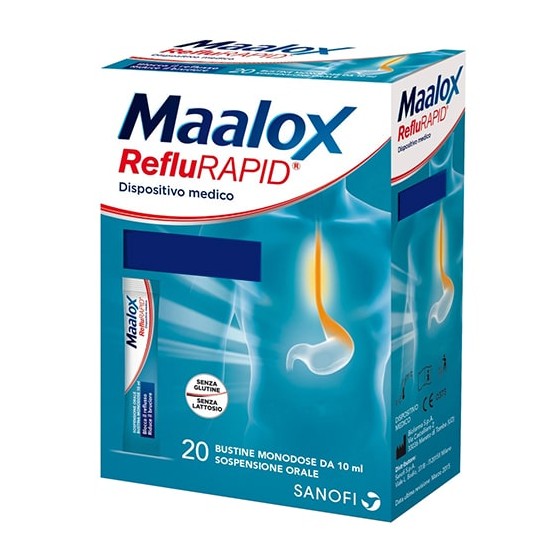 Maalox Reflurapid 20 Bustine Monodose