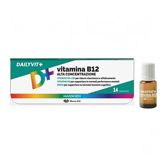 Massigen Dailyvit+ Vitamina B12 14 Flaconcini