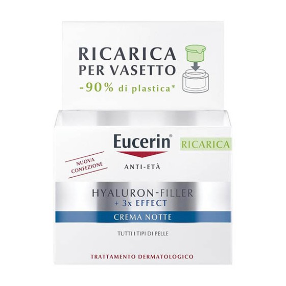 Eucerin Hyaluron-Filler Crema Notte Ricarica 50ml