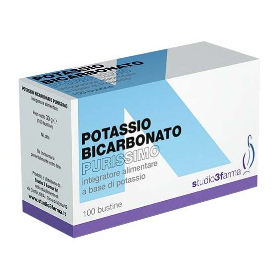 Studio3Farma Potassio Bicarbonato Purissimo 100 Bustine