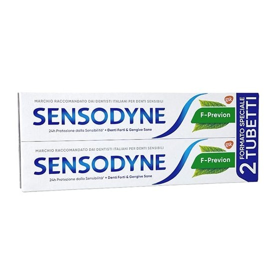 Sensodyne F-Previon Dentifricio 2x75ml
