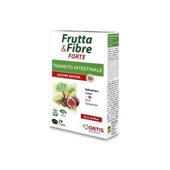 Ortis Frutta & Fibre Forte Transito Intestinale 24 Compresse