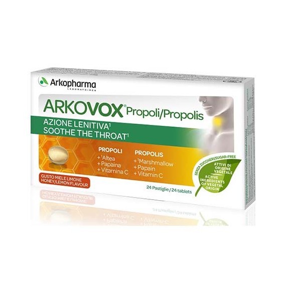 Arkopharma Arkovox Propoli Miele E Limone 24 Compresse