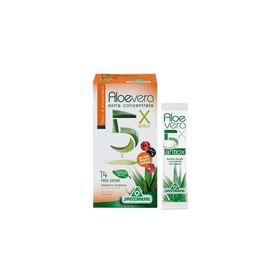 Aloe Vera 5X Con Antiossidanti 14 Bustine